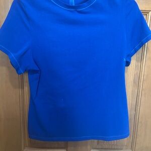 SKIMS Blue Fitted cotton tee. Xl. Worn once.